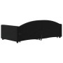 Sofá cama nido con cajones terciopelo negro 90x200 cm de vidaXL, Camas y somieres - Ref: Foro24-3197353, Precio: 281,02 €, De...