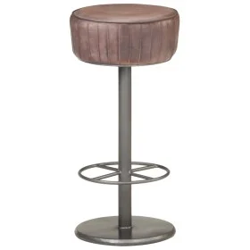 Antiker brauner Küchenhocker aus echtem Leder von vidaXL, Küchenhocker - Ref: Foro24-321873, Preis: 122,97 €, Rabatt: %