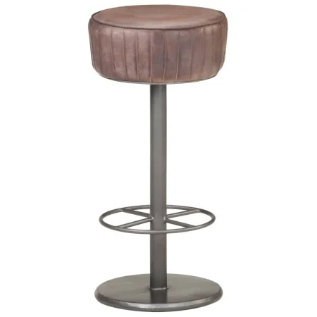 Antiker brauner Küchenhocker aus echtem Leder von vidaXL, Küchenhocker - Ref: Foro24-321873, Preis: 122,97 €, Rabatt: %