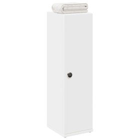 Mueble de baño con portarrollos blanco 20,5x22x72 cm