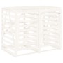 Double shed for garbage cans solid white pine wood by vidaXL, Waste container supports - Ref: Foro24-3157686, Price: 306,37 €...