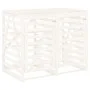 Double shed for garbage cans solid white pine wood by vidaXL, Waste container supports - Ref: Foro24-3157686, Price: 303,20 €...