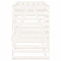 Double shed for garbage cans solid white pine wood by vidaXL, Waste container supports - Ref: Foro24-3157686, Price: 306,37 €...
