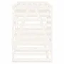 Double shed for garbage cans solid white pine wood by vidaXL, Waste container supports - Ref: Foro24-3157686, Price: 303,20 €...