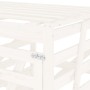 Double shed for garbage cans solid white pine wood by vidaXL, Waste container supports - Ref: Foro24-3157686, Price: 306,37 €...