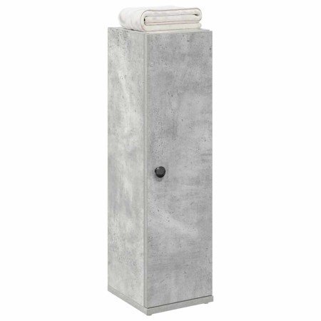 Mueble de baño con portarrollos gris hormigón 20,5x22x72 cm en Muebles de baño | Comprar online en Foro24
