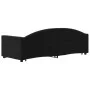 Ausziehbares Schlafsofa mit Schubladen aus schwarzem Samt, 80 x 200 cm von vidaXL, Betten und Lattenroste - Ref: Foro24-31973...