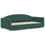 Sofá cama nido con cajones terciopelo verde oscuro 100x200 cm de vidaXL, Camas y somieres - Ref: Foro24-3197358, Precio: 299,...