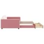 Trundle sofa bed with pink velvet drawers 100x200 cm by vidaXL, Beds and slatted bases - Ref: Foro24-3197359, Price: 304,35 €...