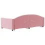Trundle sofa bed with pink velvet drawers 100x200 cm by vidaXL, Beds and slatted bases - Ref: Foro24-3197359, Price: 304,35 €...