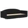 Sofá cama nido con cajones terciopelo negro 90x190 cm de vidaXL, Camas y somieres - Ref: Foro24-3197364, Precio: 281,55 €, De...