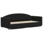 Sofá cama nido con cajones terciopelo negro 90x190 cm de vidaXL, Camas y somieres - Ref: Foro24-3197364, Precio: 285,67 €, De...
