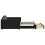 Sofá cama nido con cajones terciopelo negro 90x190 cm de vidaXL, Camas y somieres - Ref: Foro24-3197364, Precio: 285,67 €, De...