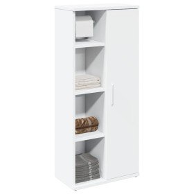 Mueble de baño con portarrollos blanco 39x22x90 cm en Muebles de baño | Comprar online en Foro24