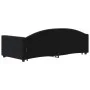 Sofá cama nido con cajones terciopelo negro 90x190 cm de vidaXL, Camas y somieres - Ref: Foro24-3197364, Precio: 281,55 €, De...