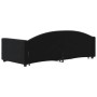 Sofá cama nido con cajones terciopelo negro 90x190 cm de vidaXL, Camas y somieres - Ref: Foro24-3197364, Precio: 285,67 €, De...