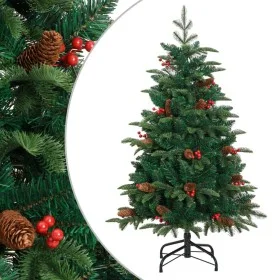 Artificial Christmas tree with pine cones and berries 150 cm by vidaXL, Christmas trees - Ref: Foro24-358375, Price: 66,13 €,...