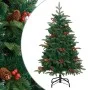 Artificial Christmas tree with pine cones and berries 150 cm by vidaXL, Christmas trees - Ref: Foro24-358375, Price: 66,13 €,...