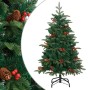 Künstlicher Weihnachtsbaum mit Tannenzapfen und Beeren 150 cm von vidaXL, Weihnachtsbäume - Ref: Foro24-358375, Preis: 67,31 ...