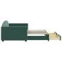 Trundle sofa bed with drawers dark green velvet 90x200 cm by vidaXL, Beds and slatted bases - Ref: Foro24-3197351, Price: 288...