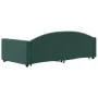 Ausziehbares Schlafsofa mit Schubladen aus dunkelgrünem Samt, 90 x 200 cm von vidaXL, Betten und Lattenroste - Ref: Foro24-31...