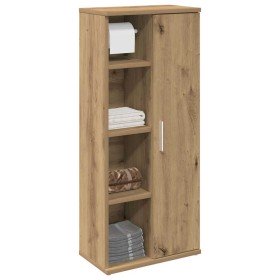 Mueble de baño con portarrollos roble artisan 39x22x90 cm en Muebles de baño | Comprar online en Foro24