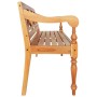 Batavia hellbraune Mahagoniholzbank 123 cm von vidaXL, Bänke für Hallen und Lager - Ref: Foro24-337078, Preis: 127,75 €, Raba...