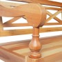 Batavia hellbraune Mahagoniholzbank 123 cm von vidaXL, Bänke für Hallen und Lager - Ref: Foro24-337078, Preis: 127,75 €, Raba...
