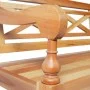 Batavia hellbraune Mahagoniholzbank 123 cm von vidaXL, Bänke für Hallen und Lager - Ref: Foro24-337078, Preis: 128,38 €, Raba...