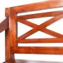 Batavia bench solid dark brown mahogany wood 123 cm by vidaXL, Benches for halls and storage - Ref: Foro24-337079, Price: 125...