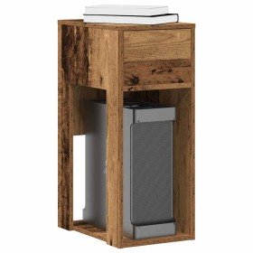 Torre de ordenador con cajón madera vieja 30x44x74 cm en Escritorios | Comprar online en Foro24