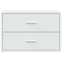 Armario con 2 cajones blanco 60x31x40 cm madera de ingeniería