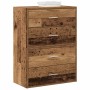 Armarios con 2 cajones 2 uds madera vieja 60x31x40 cm en Cajoneras | Comprar online en Foro24