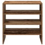Zapateros 2 uds apilables madera vieja 60x30x30,5 cm