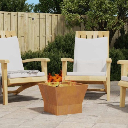 Hoguera Marrón 40 x 40 x 35 cm Acero