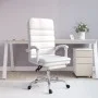White synthetic leather massage reclining office chair by vidaXL, Office chairs - Ref: Foro24-349732, Price: 132,12 €, Discou...