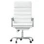 White synthetic leather massage reclining office chair by vidaXL, Office chairs - Ref: Foro24-349732, Price: 132,12 €, Discou...