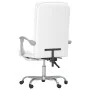 Silla de oficina reclinable masaje cuero sintético blanco de vidaXL, Sillas de oficina - Ref: Foro24-349732, Precio: 132,12 €...
