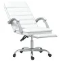 White synthetic leather massage reclining office chair by vidaXL, Office chairs - Ref: Foro24-349732, Price: 132,12 €, Discou...