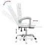 White synthetic leather massage reclining office chair by vidaXL, Office chairs - Ref: Foro24-349732, Price: 132,12 €, Discou...