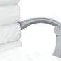 Silla de oficina reclinable masaje cuero sintético blanco de vidaXL, Sillas de oficina - Ref: Foro24-349732, Precio: 132,12 €...
