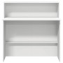 Mostrador de recepción blanco 100x50x103,5 cm madera de