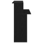 Mostrador de recepción negro 100x50x103,5 cm madera ingeniería