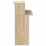 Mostrador de recepción Roble Sonoma 100x50x103,5 cm Madera de