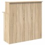 Mostrador de recepción Roble Sonoma 100x50x103,5 cm Madera de