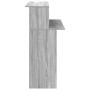 Mostrador de recepción sonoma gris 100x50x103,5 cm