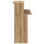 Mostrador de recepción roble artisian 100x50x103,5 cm