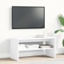 Mueble para TV madera contrachapada blanco 80x40x40 cm en Muebles TV | Comprar online en Foro24