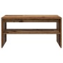 Mueble para TV madera contrachapada envejecida 80x40x40 cm