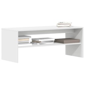 Mueble para TV madera contrachapada blanco 100x40x40 cm en Muebles TV | Comprar online en Foro24